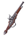 English straight flintlock pistol, second half of the 18th century