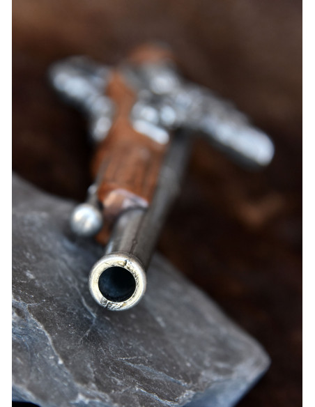 English straight flintlock pistol,... English straight flintlock pistol,...