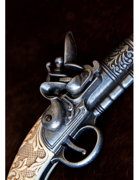 Belgian pistol, Liège, flint, late...