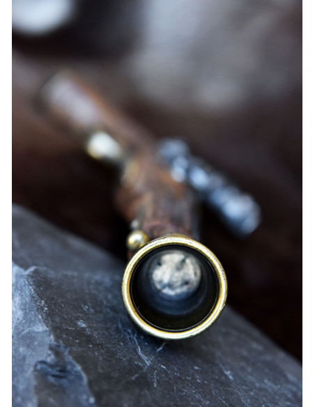 Set of 2 brass-plated Espingoles...