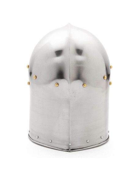 Medieval Barbuta-type helmet without...