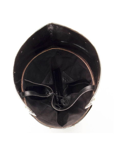 Medieval Barbuta-type helmet without...