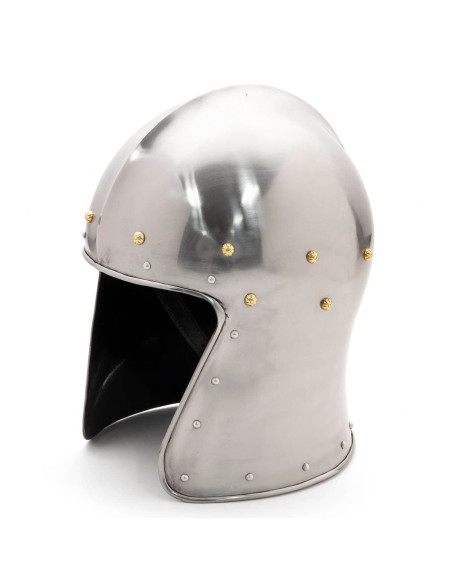 Medieval Barbuta-type helmet without...