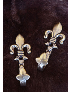 Wall bracket Fleur de Lys, couple 2