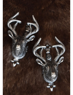 Deer wall bracket for sword or pistol, pair 2