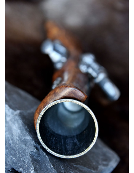 Trabuco Dragon type flintlock pistol,...