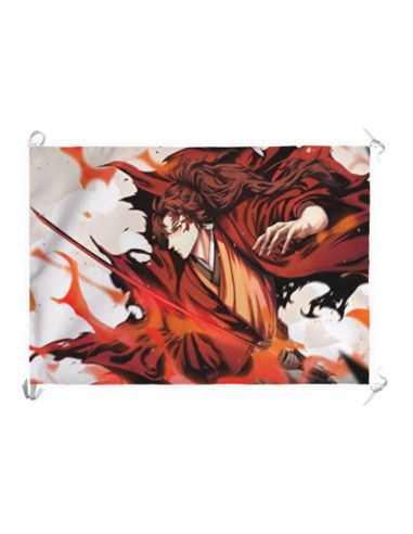 Yoriichi Tsugikuni Demon Banner-Flag (70x100 cms.)
 Material-Satin