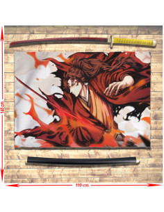 Yoriichi Tsugikuni Banner and Katana Pack, Demon Slayer