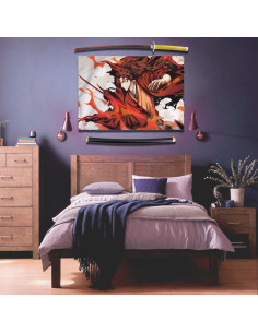 Yoriichi Tsugikuni Banner and Katana Pack, Demon Slayer 2