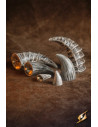 Set of 6 mountable demon horns, Dark Bone finish