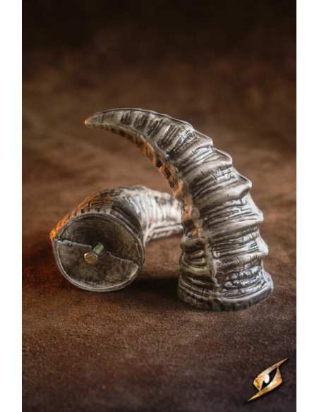 Set of 6 mountable demon horns, Dark...