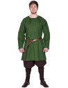 Long-sleeved viking tunic Viborg model, green