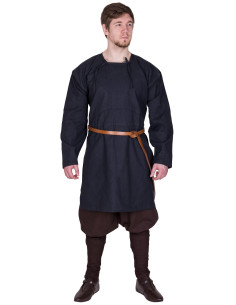 Viking tunic long sleeves Viborg model, black