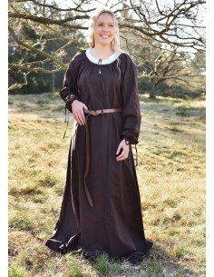 Medieval dress Ana, brown