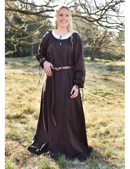 Medieval dress Ana, brown Medieval dress Ana, brown
