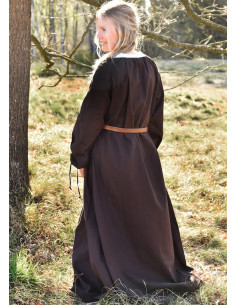 Medieval dress Ana, brown 2