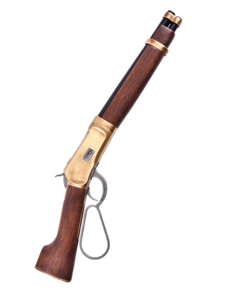 Winchester Mare Leg rifle, brass details