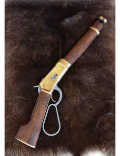 Winchester Mare Leg rifle, brass details 2