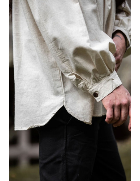 Oswald wide medieval shirt, natural...