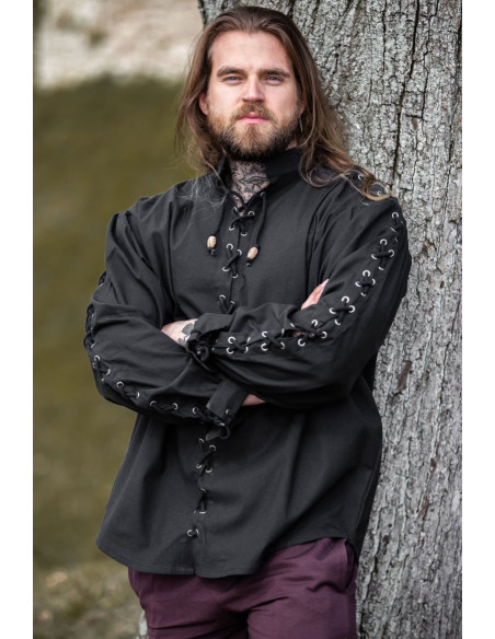 Medieval shirt with ties Gustavo...