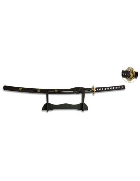 September wooden katana sheath + black speaker