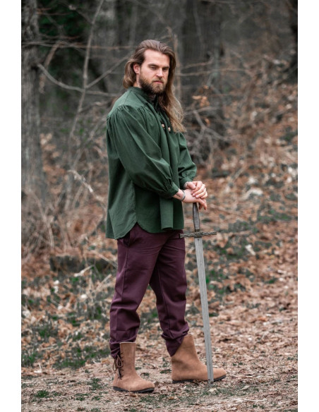 Medieval shirt with ties model Georg,... Medieval shirt with ties model Georg,...