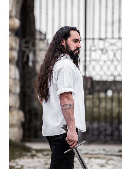 Medieval short-sleeved shirt with... Medieval short-sleeved shirt with...