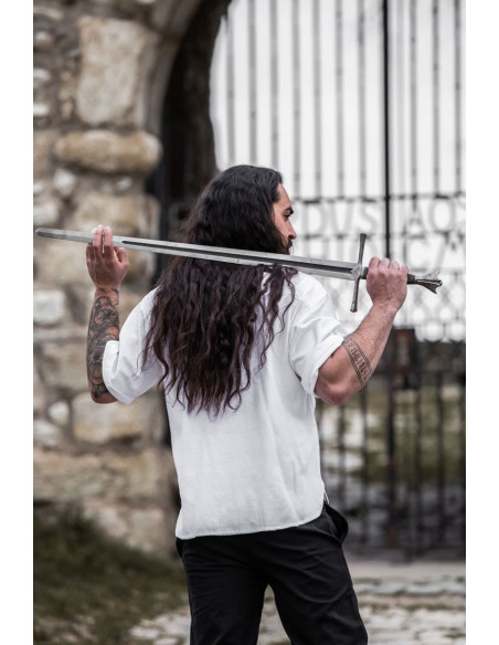 Medieval short-sleeved shirt with... Medieval short-sleeved shirt with...