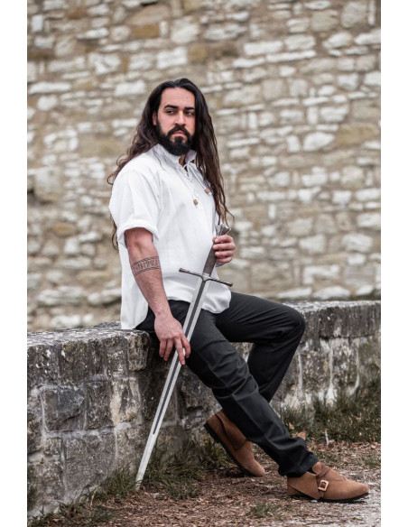 Medieval short-sleeved shirt with... Medieval short-sleeved shirt with...