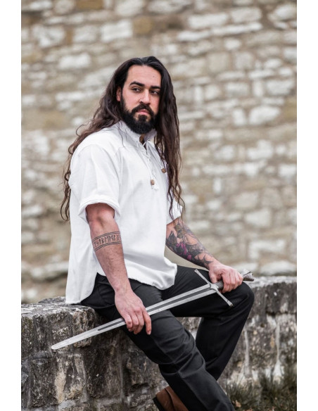 Medieval short-sleeved shirt with... Medieval short-sleeved shirt with...