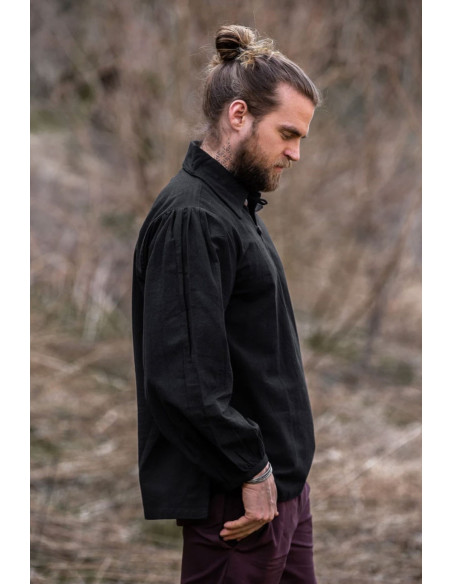 Medieval shirt Ferdinand model, black...