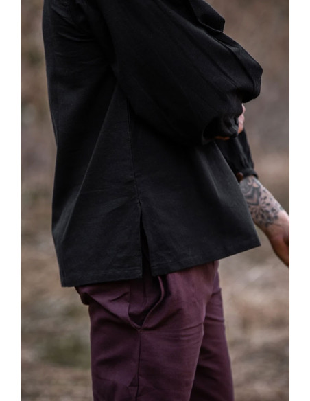 Medieval shirt Ferdinand model, black...