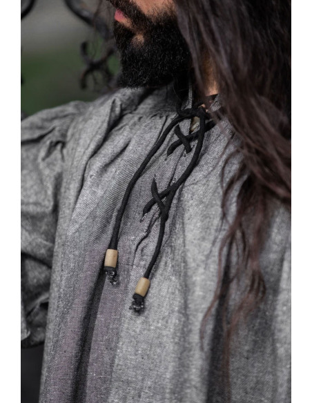 Medieval shirt Leopold model, gray color