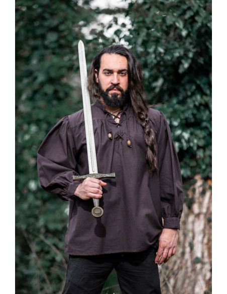 Dark brown Friedrich medieval shirt...