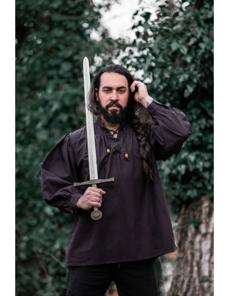 Dark brown Friedrich medieval shirt...