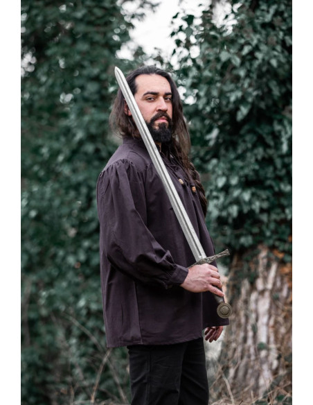 Dark brown Friedrich medieval shirt...