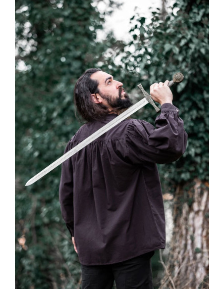 Dark brown Friedrich medieval shirt...