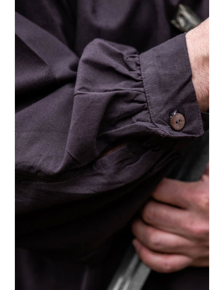 Dark brown Friedrich medieval shirt...