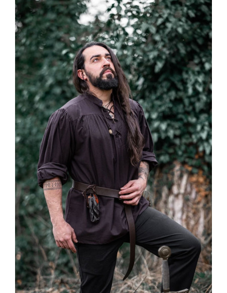 Dark brown Friedrich medieval shirt...
