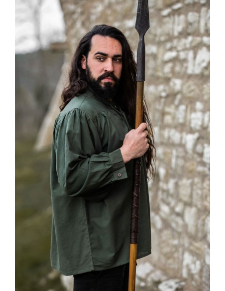 Friedrich green medieval shirt with ties Friedrich green medieval shirt with ties