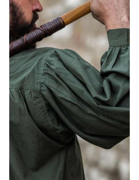 Friedrich green medieval shirt with ties Friedrich green medieval shirt with ties