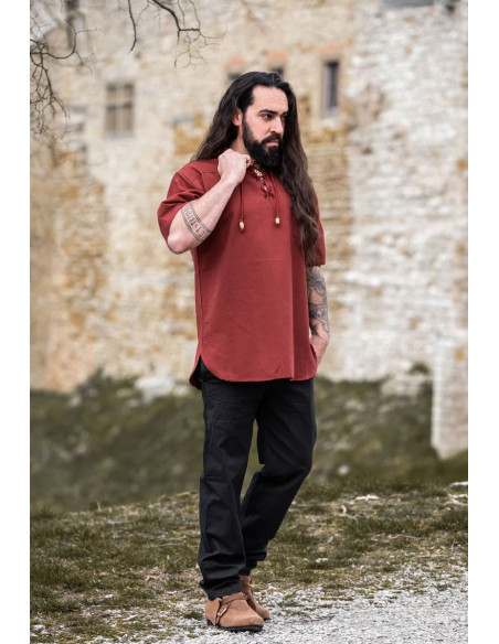 Medieval short-sleeved shirt with...