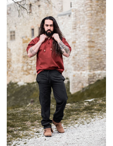 Medieval short-sleeved shirt with...
