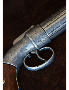 1837 Allen and Thurber Pepper Revolver, blued 2