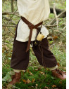 Wide brown pants for boy, Thore