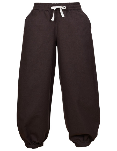 Wide brown pants for boy, Thore
