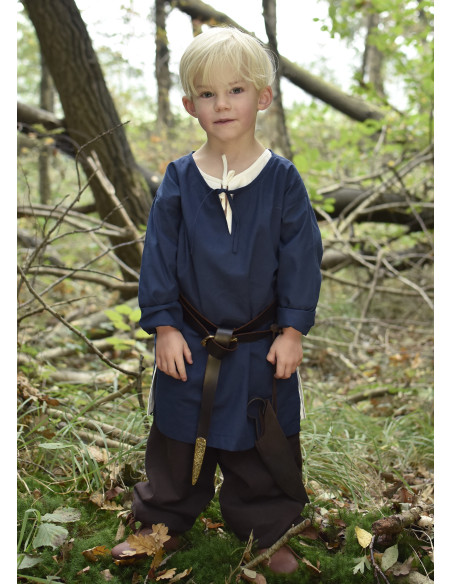 Medieval tunic for child Arn model, blue Medieval tunic for child Arn model, blue