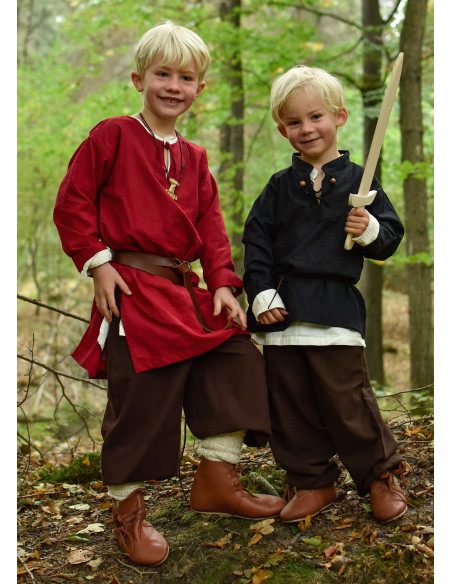 Medieval tunic for child Arn model, red Medieval tunic for child Arn model, red
