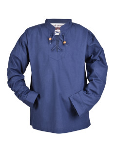 Blue medieval shirt for boy, Colin