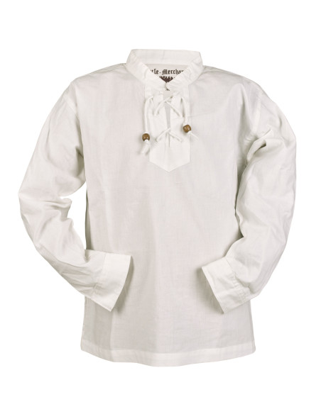 Natural white medieval shirt for boy,... Natural white medieval shirt for boy,...